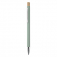 Aluminiowy długopis z rec. - miętowy zielony