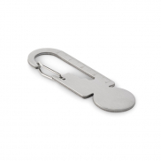 Brelok wielofunkcyjny z tokenem - srebrny