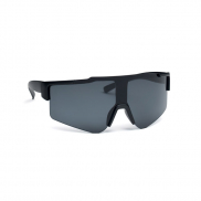Lustrzane sportowe okulary prze - czarny