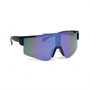 Lustrzane sportowe okulary prze - niebieski