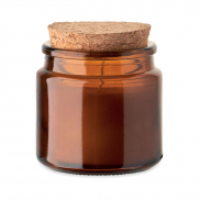 Świeca z wosku roślinnego 70gr - brązowy