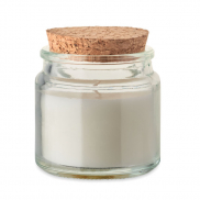 Świeca z wosku roślinnego 70gr - beżowy