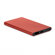 Power Bank 4000 mAh typ C - burgund