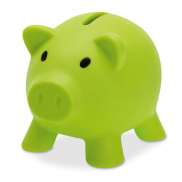 Świnka skarbonka - limonka
