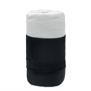 Koc polarowy RPET - biały