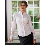 Damska koszula Luxury Stretch - white