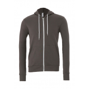 Bluza z kapturem na zamek Unisex - asphalt