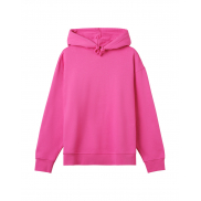 Damska bluza z kapturem Oversized - hyper pink