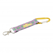 Personalizowany brelok RPET - żółty