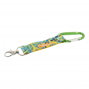 Personalizowany brelok RPET - zielony