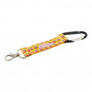 Personalizowany brelok RPET - czarny