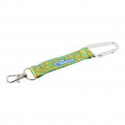 Personalizowany brelok RPET - srebrny