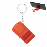 Brelok z żetonem do wózka RABS - czerwony