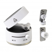 Magnetyczny uchwyt samochodowy na telefon RABS - biały