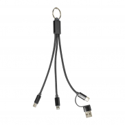 Brelok kabel ładujący USB - czarny