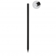 Ołówek z kamieniami ozdobnymi - biały