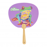 Personalizowany wachlarz - biały