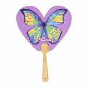 Personalizowany wachlarz - biały