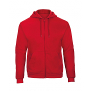 Bluza z kapturem na zamek Unisex ID.205 50/50 - red
