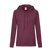 Damska lekka bluza z kapturem Ladies - burgundy