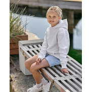 Bluza z kapturem Junior UNLABELED - white