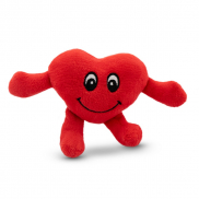 Pluszowe serce | Anmara - czerwony