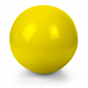 Dmuchana piłka plażowa | Brianda - żółty