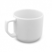 Kubek ceramiczny 330 ml | Everika - biały