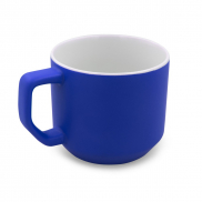 Kubek ceramiczny 330 ml | Everika - niebieski