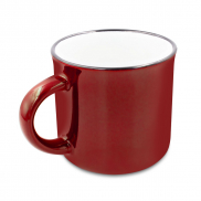 Kubek ceramiczny 280 ml | Lini - czerwony