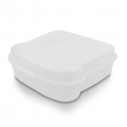 Pudełko śniadaniowe 'kanapka' 450 ml | Saffo - biały