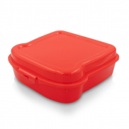 Pudełko śniadaniowe 'kanapka' 450 ml | Saffo - czerwony