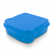 Pudełko śniadaniowe 'kanapka' 450 ml | Saffo - niebieski