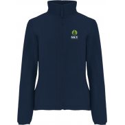 Artic damska kurtka polarowa z zamkiem błyskawicznym na całej długości, m, niebieski