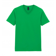 Męski V-Neck Softstyle - irish green