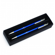 Zestaw piśmienniczy Campinas, niebieski