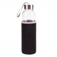 Szklana butelka Vim 500 ml, czarny