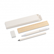 Zestaw szkolno-biurowy Latte, biały