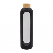 Butelka ze szkła borokrzemowego Richmond 1100 ml, czarny