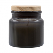 Świeca zapachowa w szkle Lemora, grafitowy