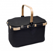 Kosz termiczny na zakupy Woody, czarny