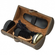 Zestaw do pielęgnacji obuwia GRENOBLE - brązowy