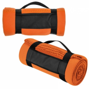 Koc z polaru NASHVILLE 170 g/m² - pomarańczowy