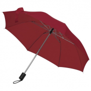 Parasol manualny Ø81 cm LILLE - bordowy