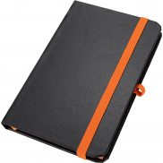 Notes A6 w linie ROSTOCK - pomarańczowy