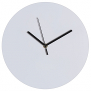 Zegar ścienny plastikowy VENICE - biały