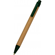 Długopis z tektury z recyklingu BRISTOL - zielony