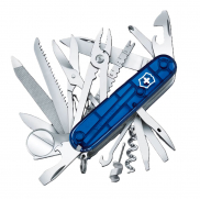 Scyzoryk SwissChamp transparentny Victorinox - niebieski