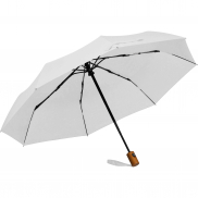 Parasol automatyczny Ø100 cm rPET IPSWICH - biały