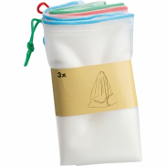 Zestaw siatek na zakupy rPET MIAMI - wielokolorowy